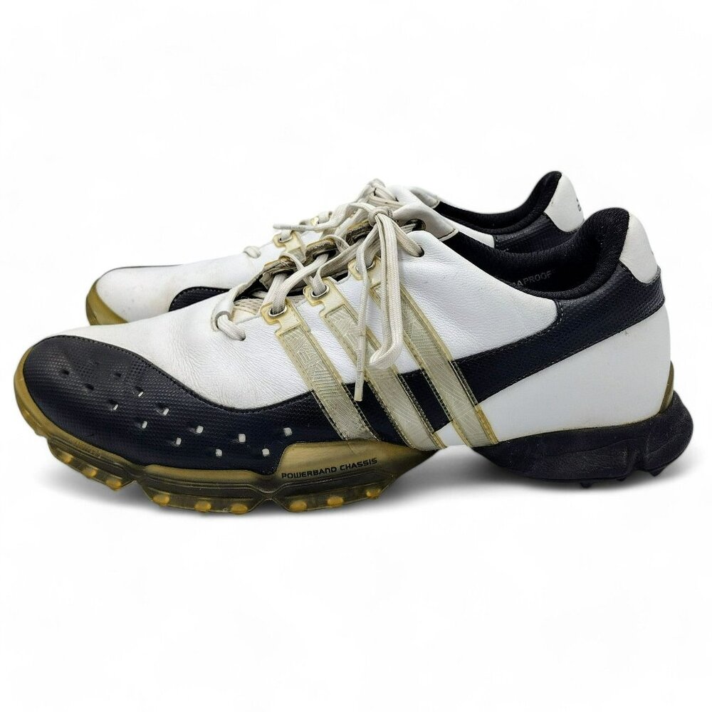 Adidas FitFoam ClimaProof Traxion Golf Shoes Men’s Size 8 Black White 675491